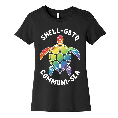 ShellGBTQ Communisea (LGBTQ Turtle) Womens T-Shirt