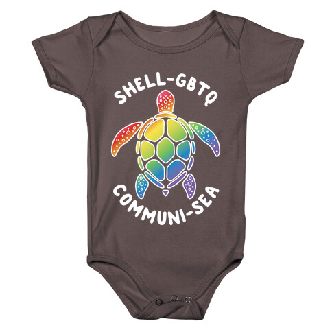 ShellGBTQ Communisea (LGBTQ Turtle) Baby One-Piece