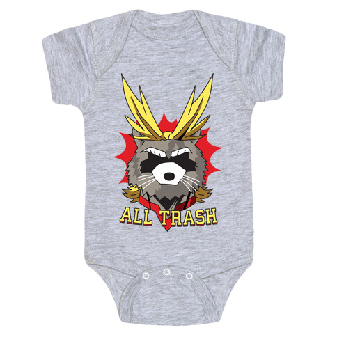 All Trash (All Might Raccoon) Baby One-Piece