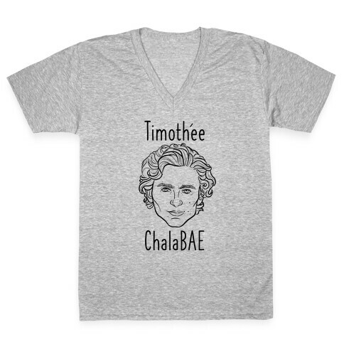 Timothee Chalamet Bae  V-Neck Tee Shirt