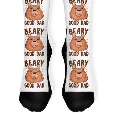 Beary Good Dad Sock