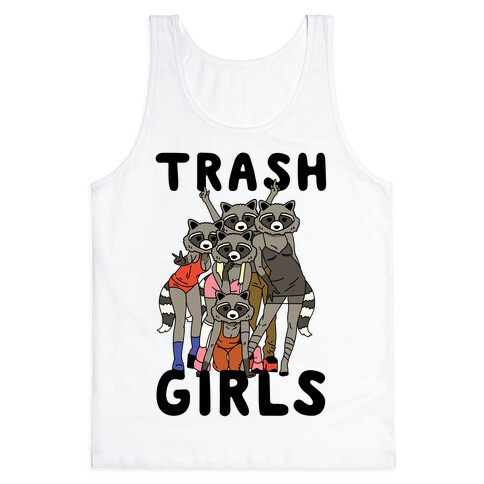 Trash Girls Raccoons Tank Top