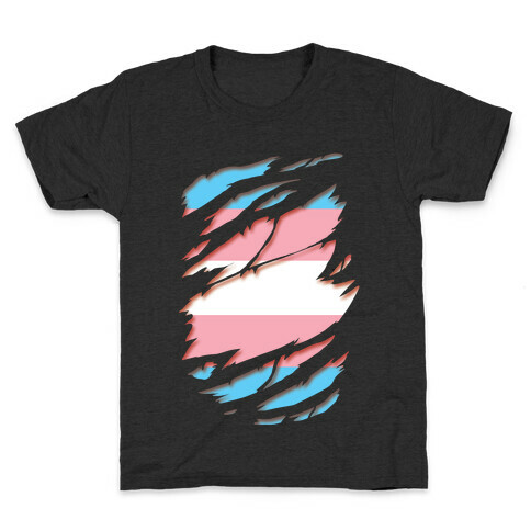 Ripped Shirt: Trans Pride Kids T-Shirt