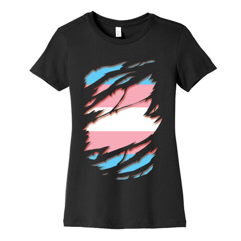 Ripped Shirt: Trans Pride Womens T-Shirt