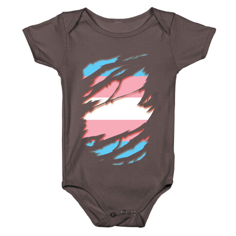 Ripped Shirt: Trans Pride Baby One-Piece