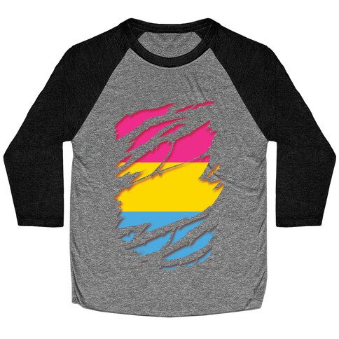 Ripped Shirt: Pan Pride Baseball Tee