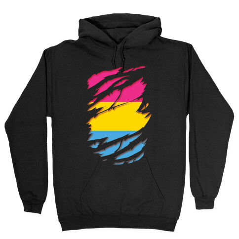 Ripped Shirt: Pan Pride Hooded Sweatshirt