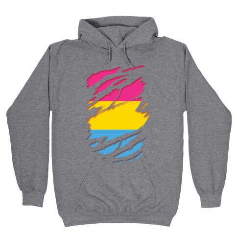 Ripped Shirt: Pan Pride Hooded Sweatshirt