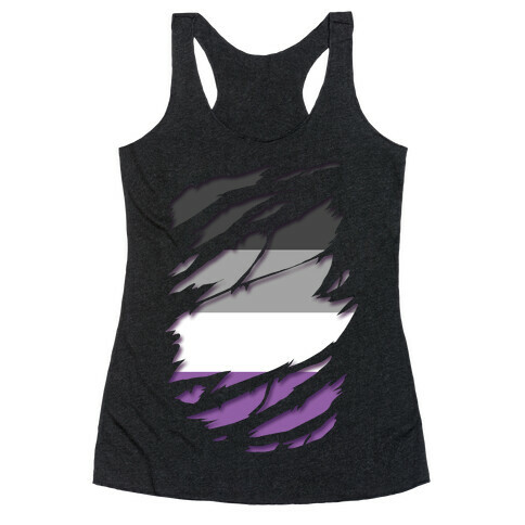 Ripped Shirt: Ace Pride Racerback Tank Top