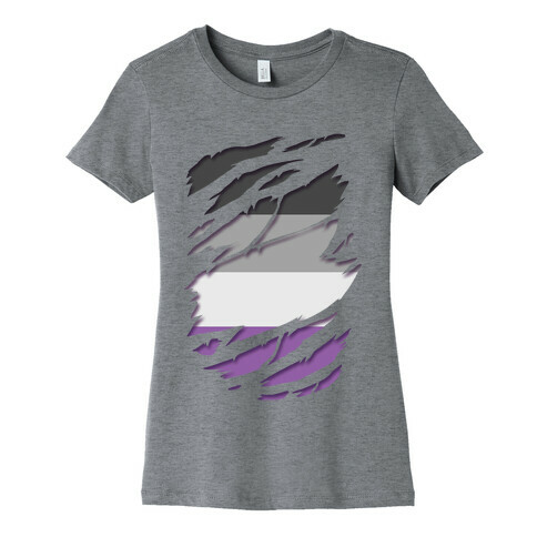 Ripped Shirt: Ace Pride Womens T-Shirt