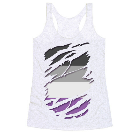 Ripped Shirt: Ace Pride Racerback Tank Top