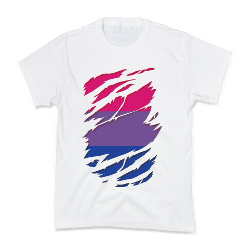 Ripped Shirt: Bi Pride Kids T-Shirt