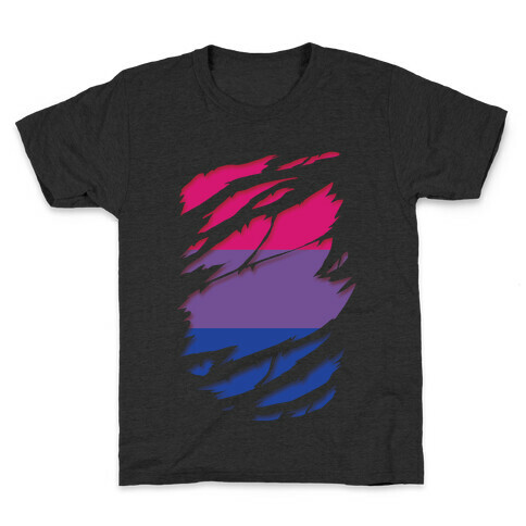 Ripped Shirt: Bi Pride Kids T-Shirt