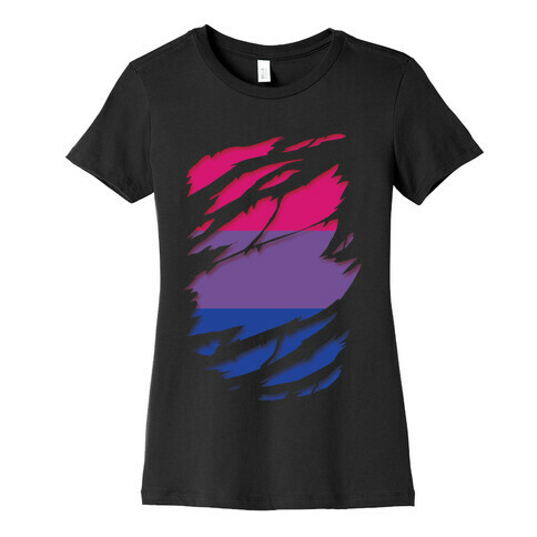 Ripped Shirt: Bi Pride Womens T-Shirt