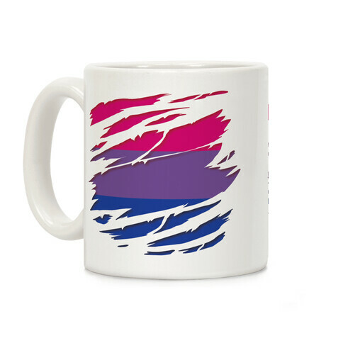 Ripped Shirt: Bi Pride Coffee Mug