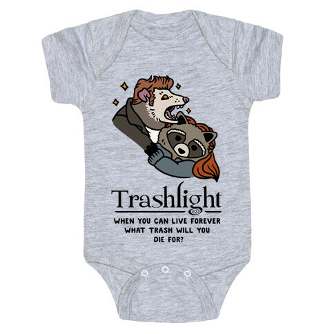 Trashlight Raccoon Opossum Parody Baby One-Piece