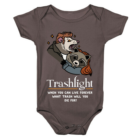Trashlight Raccoon Opossum Parody Baby One-Piece