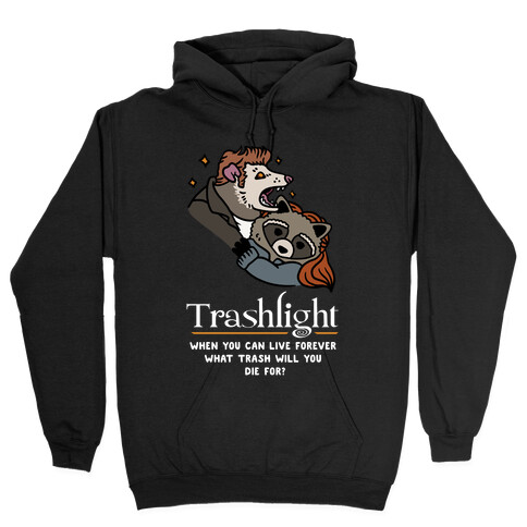 Trashlight Raccoon Opossum Parody Hooded Sweatshirt