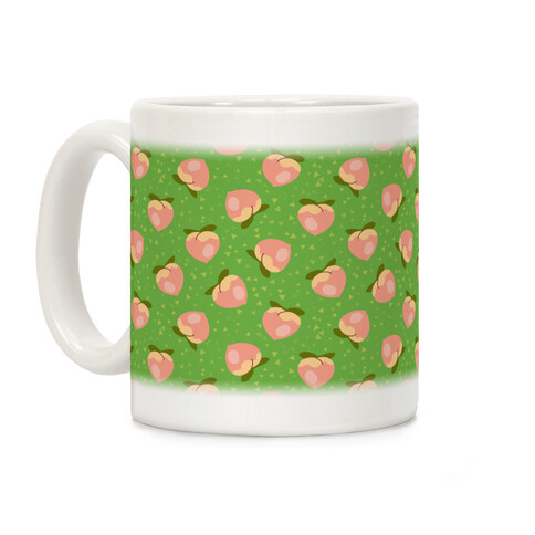 Peach Pattern Coffee Mug