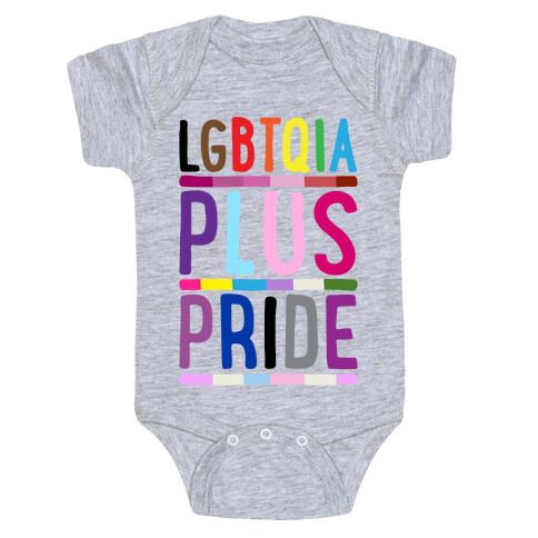 LGBTQIA Plus Pride Baby One-Piece