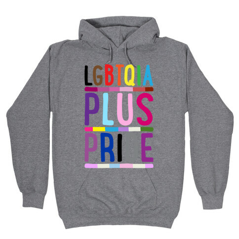 LGBTQIA Plus Pride Hooded Sweatshirt