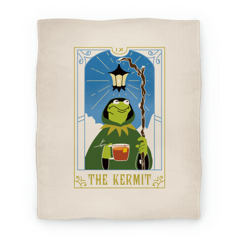 The Kermit Tarot Card Blanket