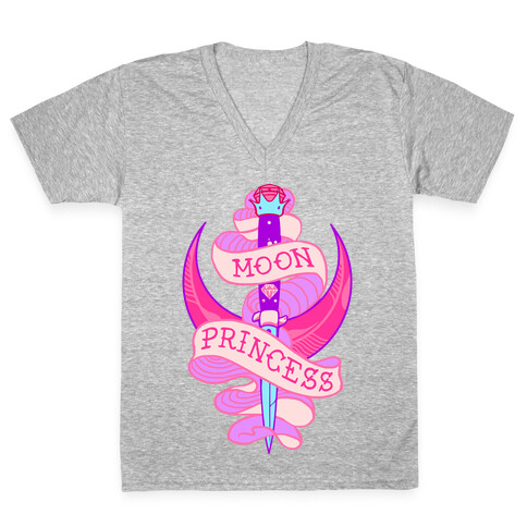 Moon Princess V-Neck Tee Shirt