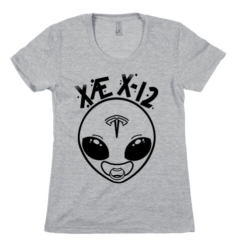X AE X-12 Elon Musk Alien Baby  Womens T-Shirt