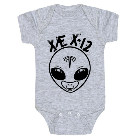 X AE X-12 Elon Musk Alien Baby  Baby One-Piece