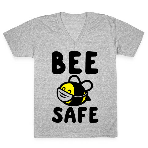 Bee Safe V-Neck Tee Shirt