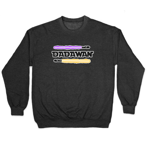 Padawan Dadawan Star Wars Parody Purple/Yellow Light Sabers Pullover