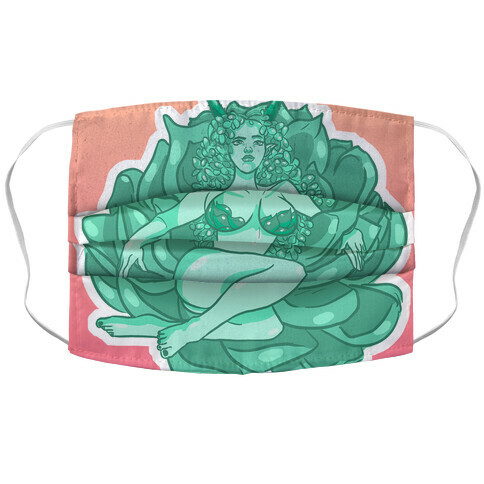 Succulent Succubus Sunset Accordion Face Mask