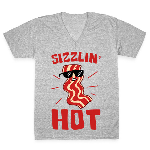 Sizzlin' Hot V-Neck Tee Shirt