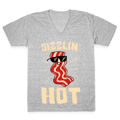 Sizzlin' Hot V-Neck Tee Shirt