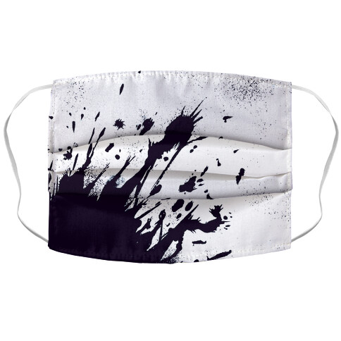 Paint Splatter Accordion Face Mask