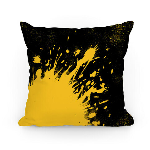 Paint Splatter Pillow