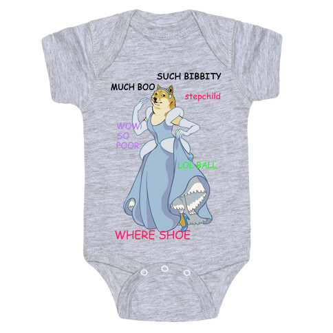 Cinderella Doge Baby One-Piece