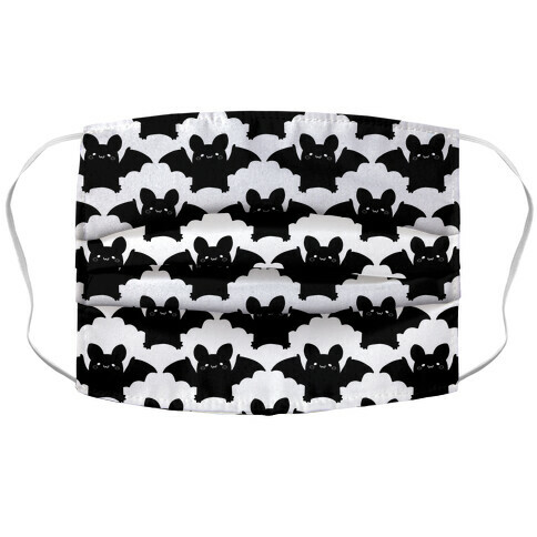 Cute Bats Pattern Accordion Face Mask