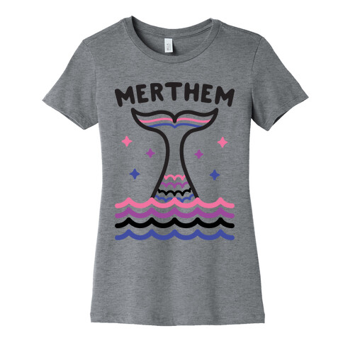 Merthem (Gender Fluid Mermaid) Womens T-Shirt