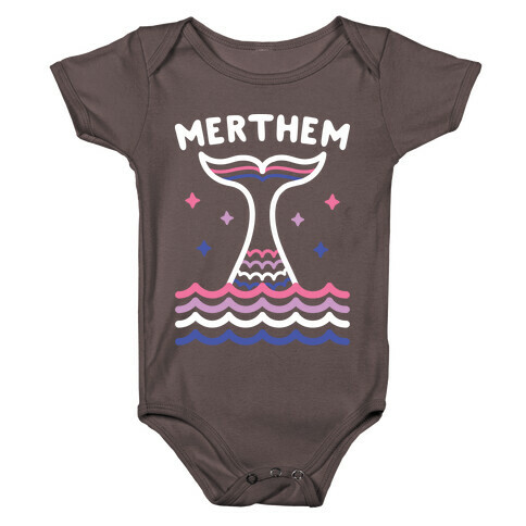 Merthem (Gender Fluid Mermaid) Baby One-Piece