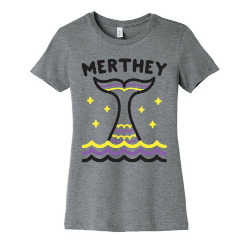 Merthey (Non-Binary Mermaid) Womens T-Shirt