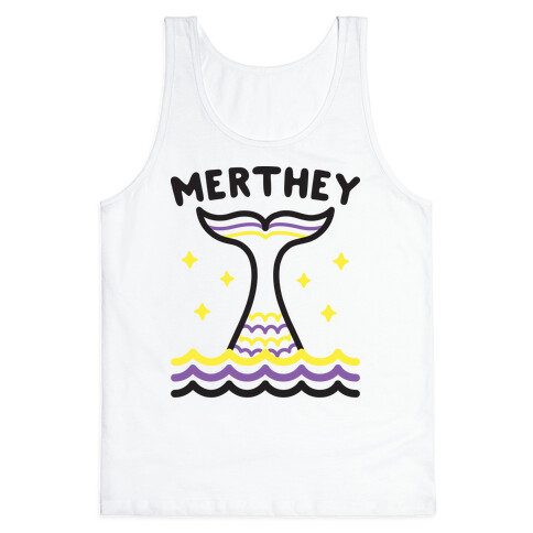 Merthey (Non-Binary Mermaid) Tank Top