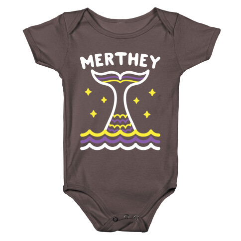 Merthey (Non-Binary Mermaid) Baby One-Piece