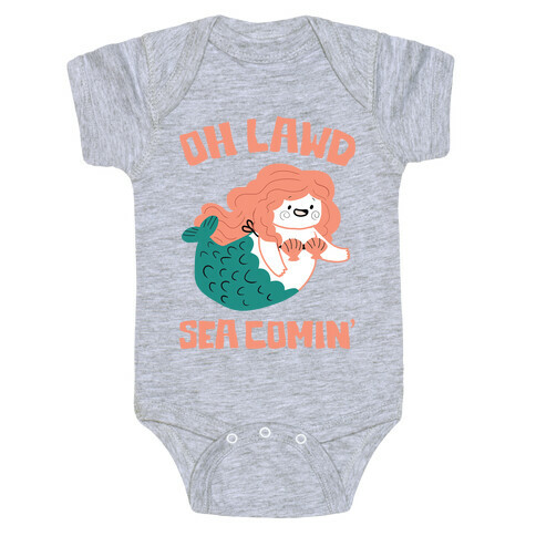 Oh Lawd Sea Comin' Baby One-Piece