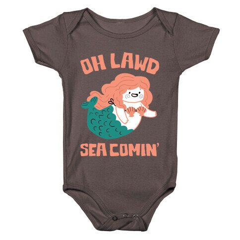 Oh Lawd Sea Comin' Baby One-Piece