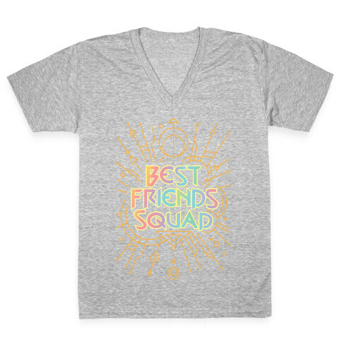 Best Friends Squad V-Neck Tee Shirt