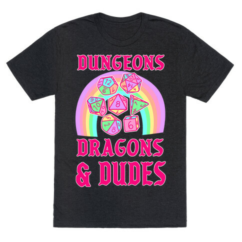 DnD & Dudes Dice Pastel T-Shirt