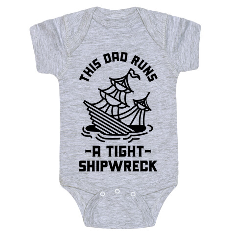This Dad Runs a Tight Shipwreck Baby One-Piece
