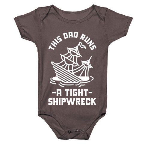 This Dad Runs a Tight Shipwreck Baby One-Piece