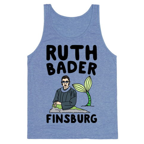 Ruth Bader Finsburg Mermaid Parody Tank Top